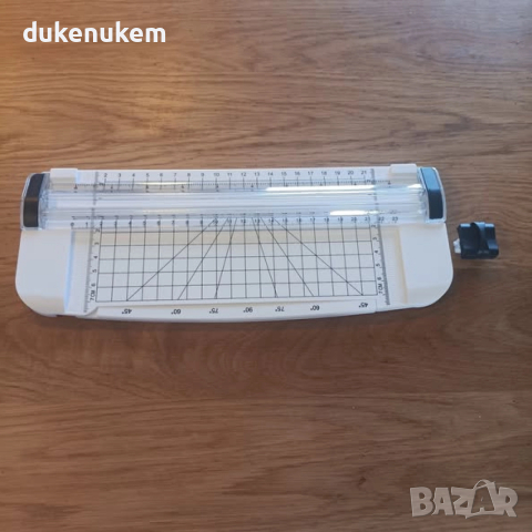 A5 мини гилотина за хартия – прецизен и безопасен ротационен нож за снимки, картички и хоби проекти, снимка 9 - Други - 52623943