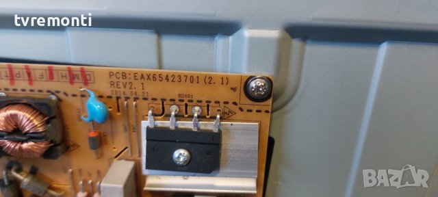 POWER BOARD LGP3942-14PL1 EAX65423701(2.1) REV2.1 LG 42LB620V for 42inc DISPLAY LC420DUH FG P2, снимка 2 - Части и Платки - 42950118