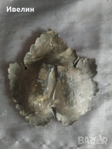 месингова купичка,пепелник, снимка 4 - Антикварни и старинни предмети - 32814231