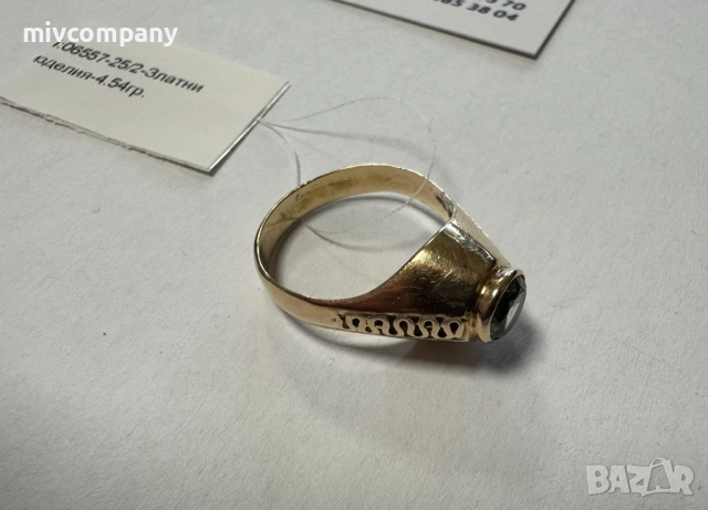 Златен пръстен 4.54гр., снимка 3 - Пръстени - 52836158