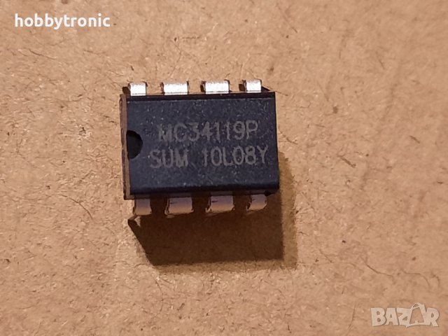 MC34119 low power audio amplifier DIP8, SO8, снимка 1 - Друга електроника - 34843572