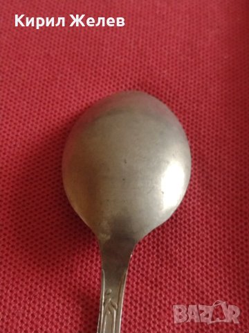 Стара лъжичка от соца за кафе чай красива орнаментика за КОЛЕКЦИЯ ДЕКОРАЦИЯ БИТОВ КЪТ 20897, снимка 6 - Други ценни предмети - 43817818