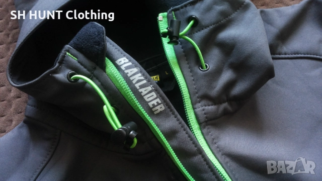 BLAKLADER Softshell Work Jacket 4949-2517 размер L работен суичър вятърно устойчив W4-195, снимка 12 - Блузи - 51992036