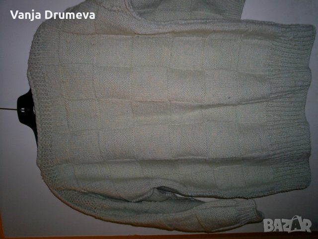 ръчно плетен пуловер от 100 %  домашна вълна, снимка 13 - Блузи с дълъг ръкав и пуловери - 35467192