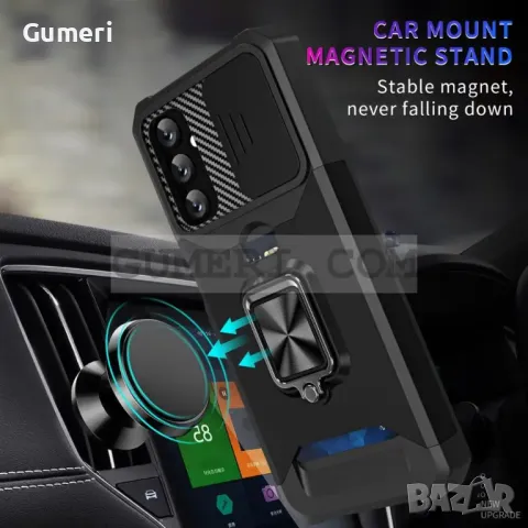 Противоударен Хибриден Кейс със Защита за Камерата За Samsung Galaxy A14, снимка 6 - Калъфи, кейсове - 47602301