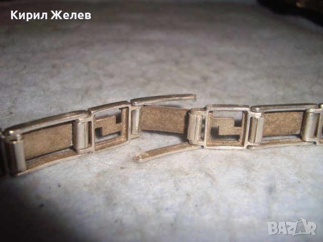 СТАРА СРЕБЪРНА КРАСИВА МАЙСТОРСКА АРТ ДЕКО СТИЛ ГРИВНА СРЕБРО 925 с ЛЕКА ЗАБЕЛЕЖКА! 27157 , снимка 5 - Гривни - 36795669