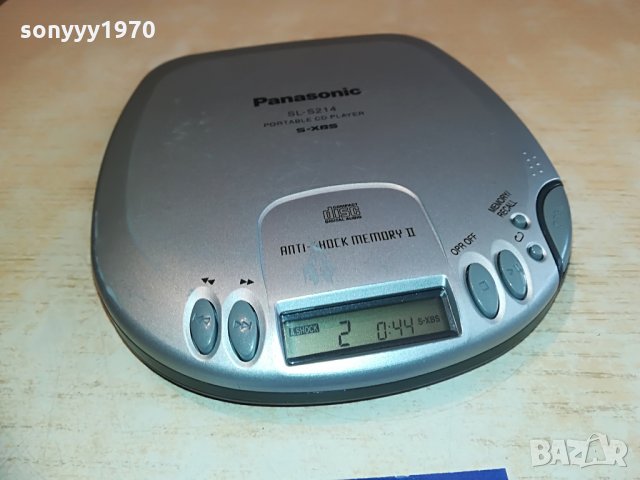 Panasonic SL-S214 discman-made in japan-внос germany, снимка 4 - MP3 и MP4 плеъри - 28352289
