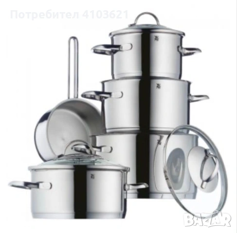 Нов комплект тенджери на WMF, снимка 2 - Съдове за готвене - 53151954