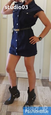 Деним елек/рокля UNITED COLORS OF BENETON , снимка 7 - Елеци - 37181730