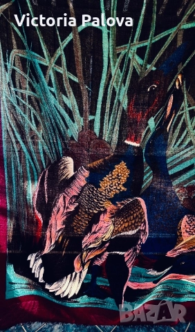 Голям дизайнерски шал - картина тънка вълна, снимка 13 - Шалове - 52905085