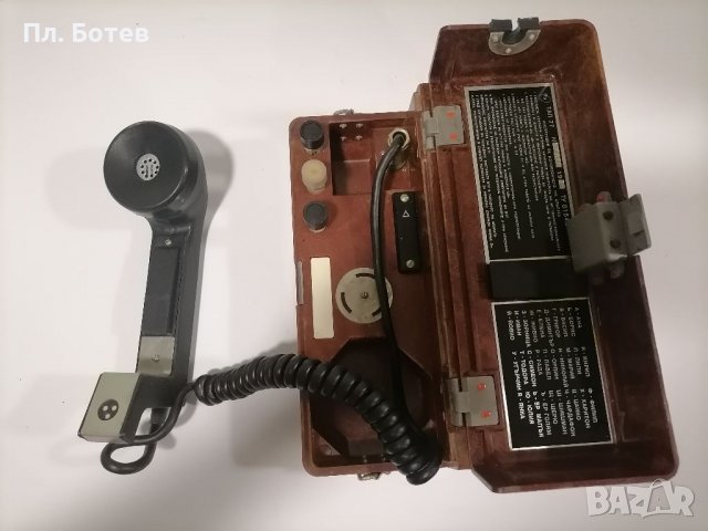 Стар военен телефон , снимка 6 - Други ценни предмети - 38686082