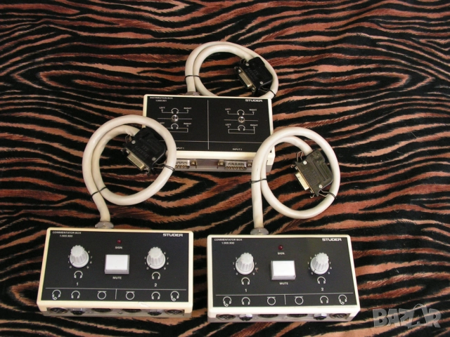 Смесителен пулт, Винтидж MIXER  Studer 069 6/2 в уникален комплект, снимка 10 - Ресийвъри, усилватели, смесителни пултове - 51848782