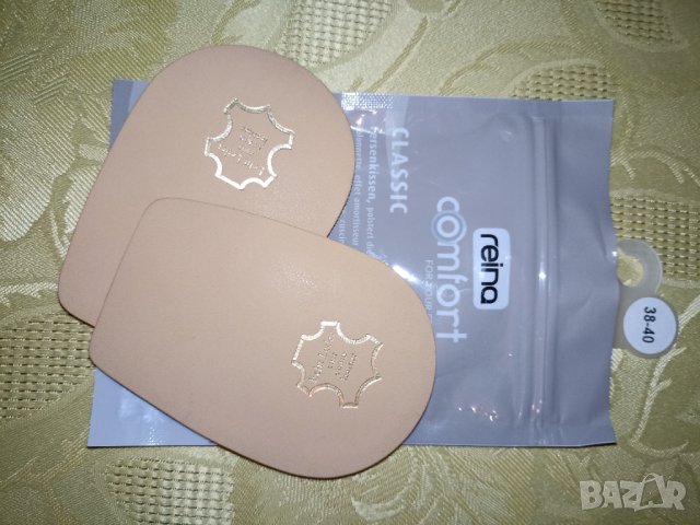 Reina comfort 38/40- Естествена кожа нови стелки за пети/ток, снимка 1 - Други - 44137923