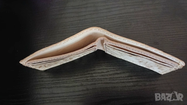 Портфейл естествен косъм и естествена кожа, снимка 4 - Портфейли, портмонета - 53480707