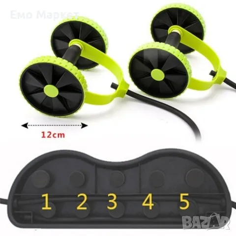 Фитнес уред за дома за правене на коремни преси, снимка 9 - Фитнес уреди - 48836353