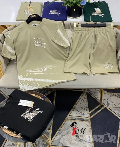 мъжки екипи burberry , снимка 2 - Спортни дрехи, екипи - 50996991