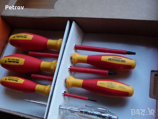 Weidmüller SDI-Set electric - VDE 1000 V - MADE IN GERMANY - 5 Отверки Комплект ЧИСТО НОВ PROFI-Set , снимка 16 - Клещи - 44003352