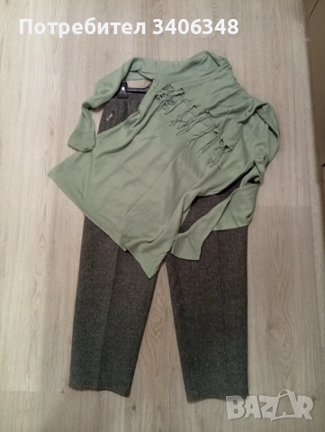 Сив панталон, модел есен/зима., снимка 2 - Панталони - 51908476