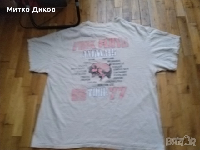 Pink Floyd Animals Tour 1977 Shirt Looks worn тениска като носена изглежда отлична размер Л, снимка 7 - Тениски - 51722120