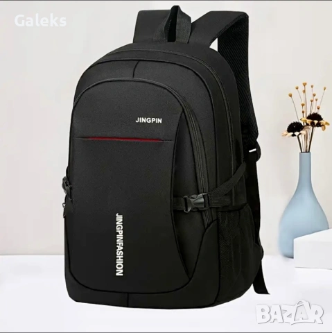 Мъжка универсална черна раница /Ергономична за спорт и туризъм -15% Промоция, снимка 5 - Раници - 53256958