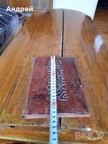 Стара кожена папка #26, снимка 5 - Други ценни предмети - 53286761