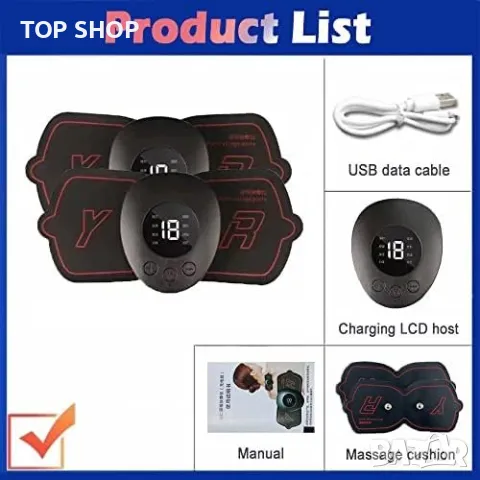 Нов Мини мускулен масажор/Облекчава болката/ръце шия рамене колене крака, снимка 2 - Масажори - 49239185