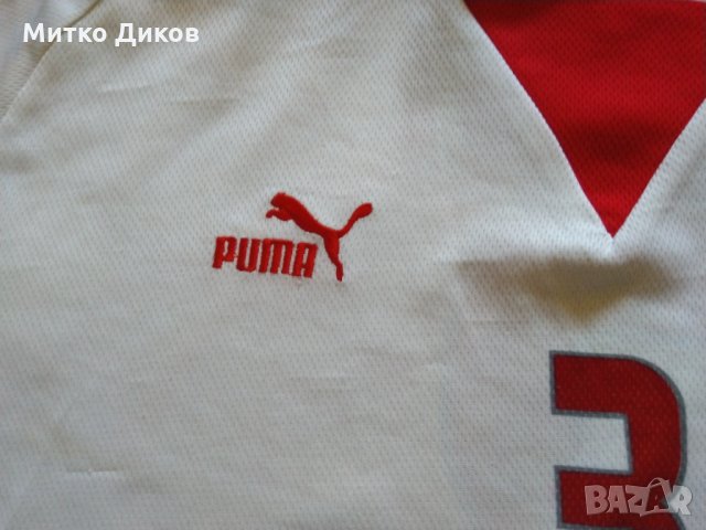Тунис футболна тениска 2004-05 г Пума №3 Хаджи размер ХЛ, снимка 3 - Футбол - 35235279