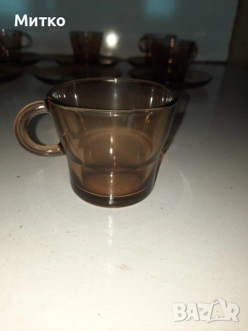 Сервиз за кафе от дуралекс DURALEX, снимка 6 - Сервизи - 52802924