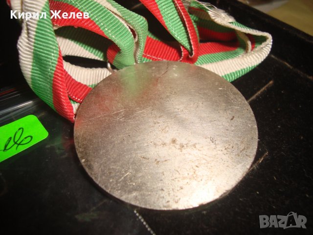 ОКРЪЖЕН СЪВЕТ на БСФС ЯМБОЛ СТАР СПОРТЕН РЯДЪК СРЕБЪРЕН МЕДАЛ с ЛЕНТА 23391, снимка 4 - Антикварни и старинни предмети - 33362734