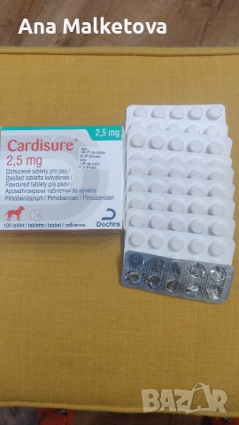 Кардишуър 2.5 и Ъп Кард 3 мг за куче със сърдечна недостатъчност