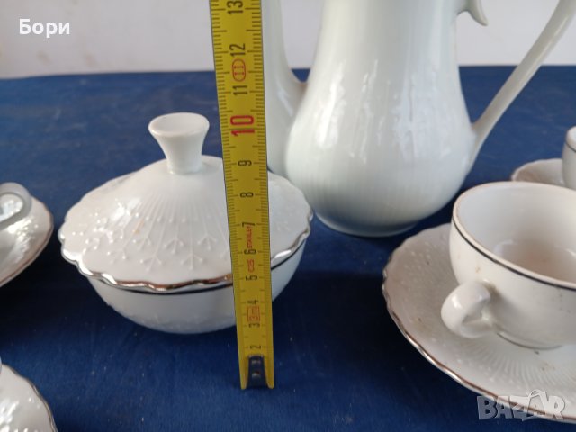 Български порцелан к-т за кафе, снимка 8 - Сервизи - 44024714