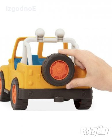 -38% НОВО Детска играчка Battat Wonder Wheels Жълт джип ПРОМО ЦЕНА, снимка 2 - Коли, камиони, мотори, писти - 38616079