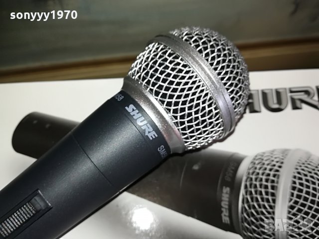 комплект-shure sm58-profi microphone-внос швеицария, снимка 2 - Микрофони - 28553014