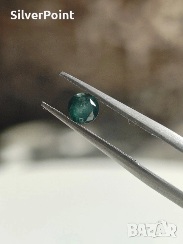 Диамант синьо зелен натурален, снимка 2 - Други - 53333312