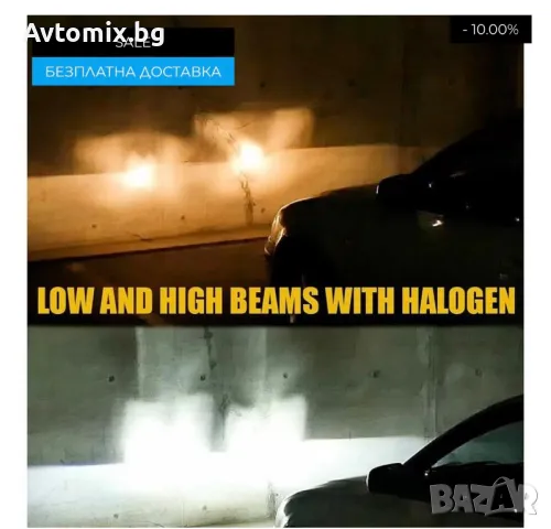 Н4 LED xenon крушки, модел STN1 за 10-24V, 65W, Canbus 6000K, комплект, БЕЗПЛАТНА ДОСТАВКА, снимка 4 - Аксесоари и консумативи - 49674344