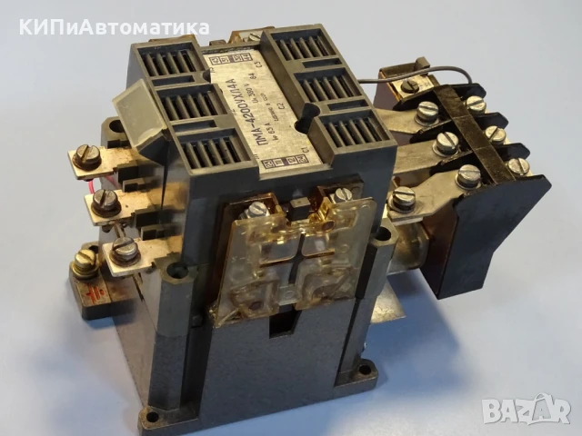 електромагнитен контактор ПМА-4200УХЛ4А 380V 63A USSR, снимка 5 - Резервни части за машини - 50909400