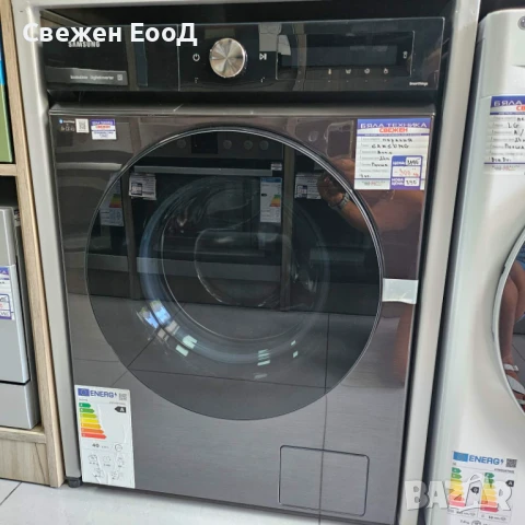 черна пералня SAMSUNG - 9 кг., снимка 2 - Перални - 51029131