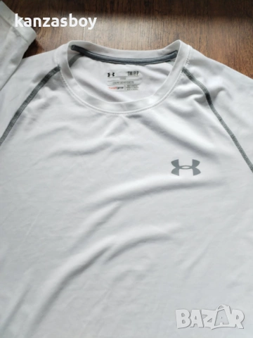 Under Armour Men's UA Long Sleeve - страхотна мъжка блуза S/M КАТО НОВА, снимка 2 - Блузи - 53418387