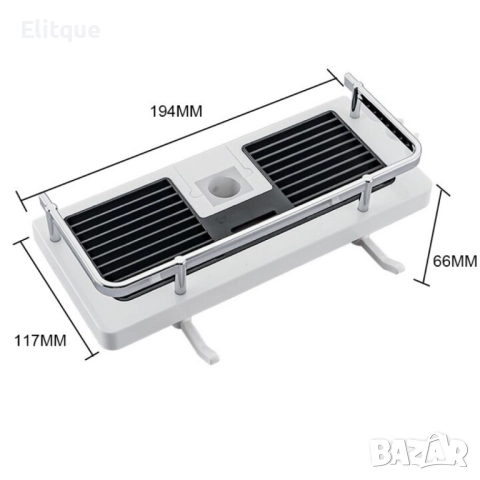 Многофункционален регулируем рафт за поставяне към душ батерия в баня. ПРОМОЦИЯ, снимка 3 - Други стоки за дома - 52888525