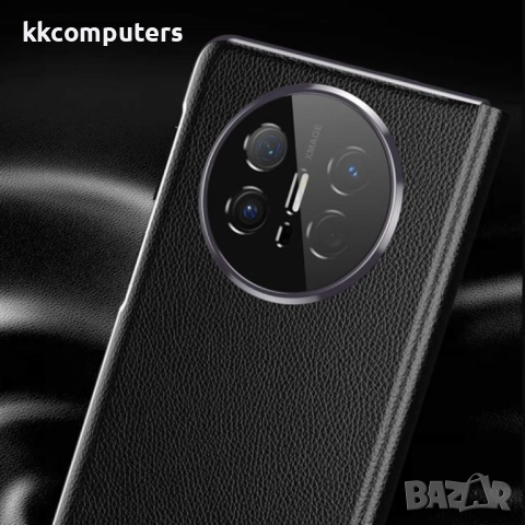 Huawei Mate X6 Electroplating Litchi Pattern / MagSafe View Window Калъф и Протектор, снимка 2 - Калъфи, кейсове - 51955312