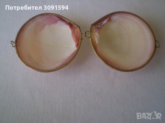 кутия за бижута мида, снимка 5 - Антикварни и старинни предмети - 37924641