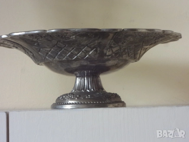 Метална ваза + купа от Германия, снимка 12 - Антикварни и старинни предмети - 53155282