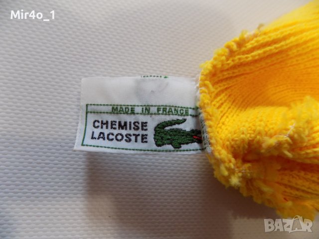 зимна шапка lacoste оригинална мъжка дамска спортна топла жълта, снимка 4 - Шапки - 43187263