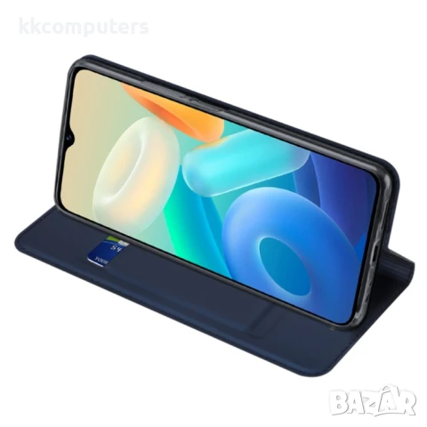 vivo Y16 4G/ Y02s DUX DUCIS Кожен Калъф и Протектор, снимка 8 - Калъфи, кейсове - 50659206