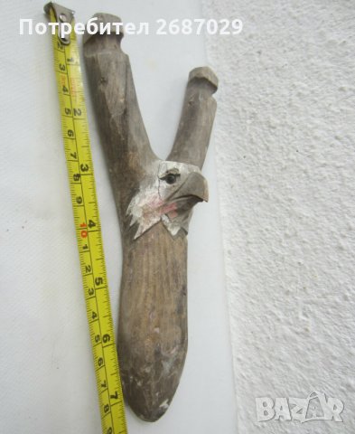 Орел  птица глава дърворезба, снимка 3 - Антикварни и старинни предмети - 33068426