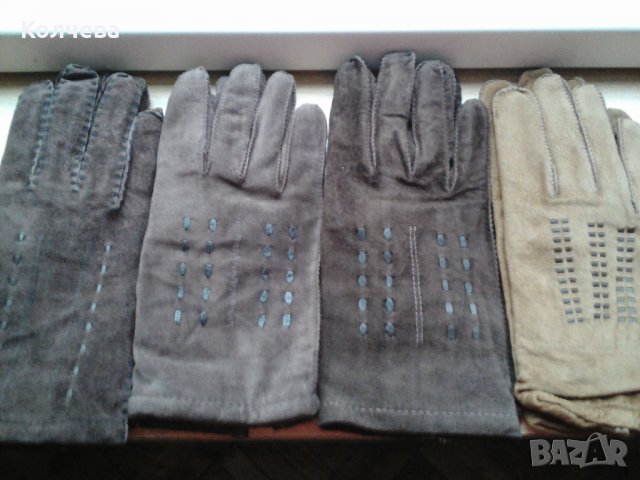 продавам велурени ръкавици, снимка 1 - Други - 27136074