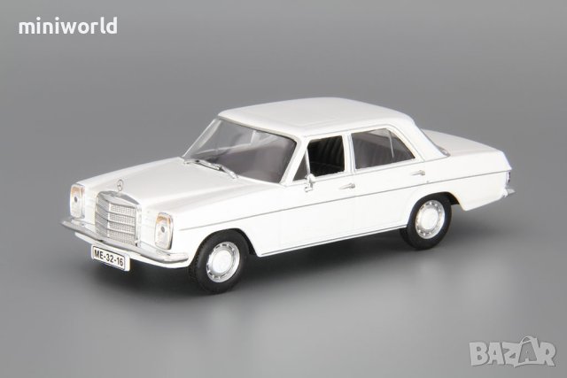 Mercedes-Benz W115 1968 - мащаб 1:43 на DeAgostini моделът е нов в блистер, снимка 1 - Колекции - 39728889