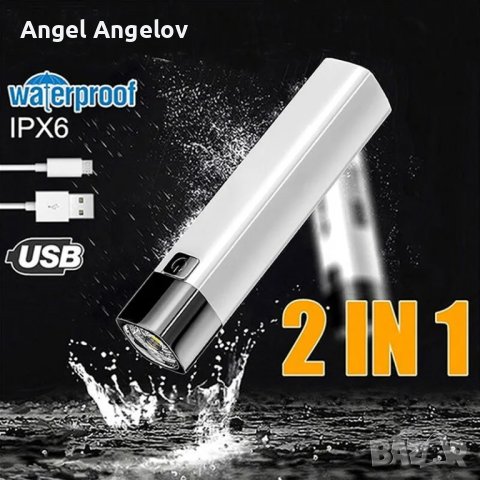 Мини преносим супер ярък LED фенер ., снимка 3 - Лед осветление - 43104032