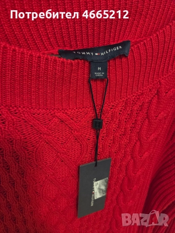 Пуловер Tommy Hilfiger , снимка 3 - Блузи с дълъг ръкав и пуловери - 52606244