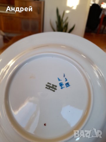 Стара порцеланова чиния,чинии #17, снимка 7 - Антикварни и старинни предмети - 35271252